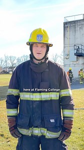 1.5K views | Why take Pre-Service Fire at Fleming? We asked Mac, a third semester Pre-Service Fire student, what he's enjoyed so far about the program.  | Fleming College | Facebook