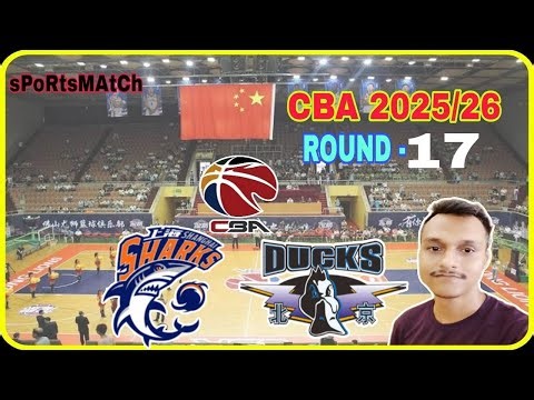 china CBA basketball Round 17 | Shanghai Sharks vs Beijing Ducks (86-67) full match