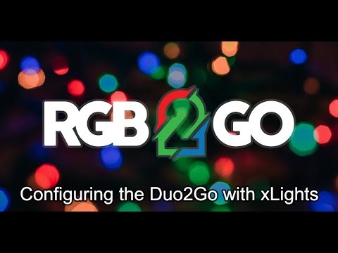 Configuring the Duo2Go with xLights