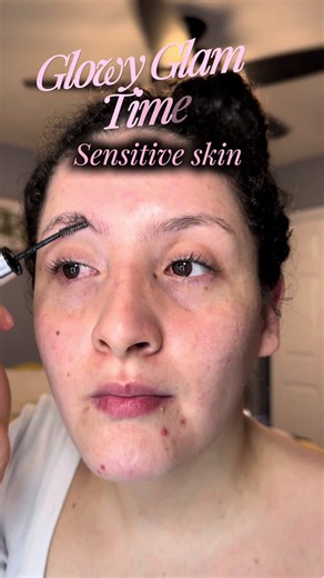 Glowy Glam Makeup Tutorial for Sensitive Skin