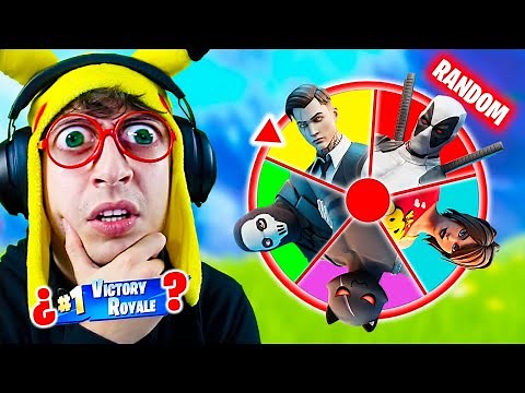 RANDOM **ROULETTE** FINAL BOSS Challenge in Fortnite Battle Royale!! (Spin the wheel boss challenge)
