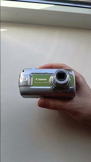 💥Camera Green Canon PowerShot A470 digital vintage compact retro rare💥Y2K Nostalgia 2000s Digicam