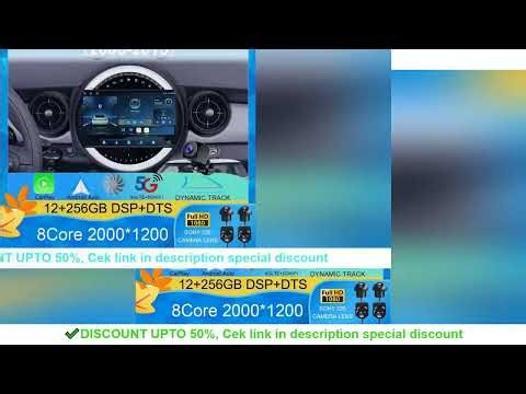 Car Radio Android 15 For BMW Mini Cooper R56 R60 R51 2006 - 2015 GPS Carplay Navigation Stereo