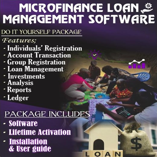 Offline Microfinance Loan management software video