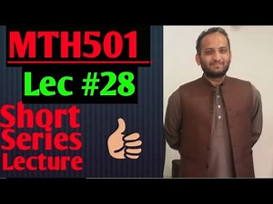 MTH501 :Important short series lecture ||lec #28||linear Algebra||urdu hindi lec|| Maths by Zahfran