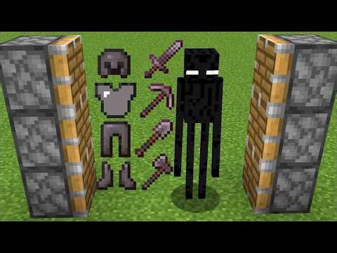 enderman + netherite armor = ???