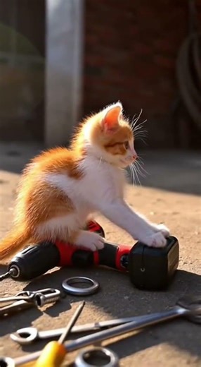 @gunner_ralls: Adorable kitten antics you cant miss #catlover #kitty #cat