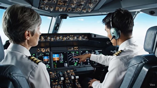 Pilot logic: If you can't see the paperwork from 30,000 feet, the engine fluctuation is officially a 'post-flight problem. | Cabincrewmeme