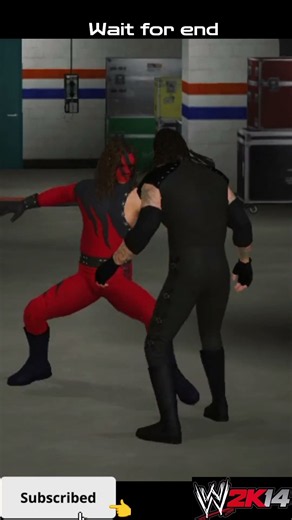 WWE 2K14 Undertaker ’98 vs Kane ’98 – BACKSTAGE BRAWL 🔥 #wwe #shorts