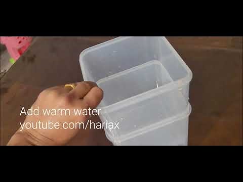 Life hack How to unstuck separate the plastic containers buckets