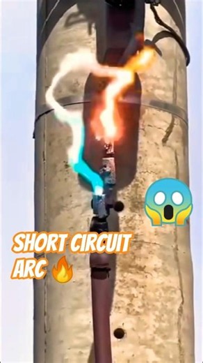 Electric Short Circuit Arc #shortsfeed