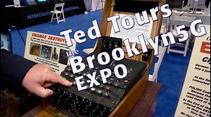 Ted Tours the Brooklyn 5G Summit Expo Floor