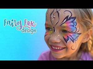 How to LEVEL UP basic BUTTERFLY- face painting tutorial