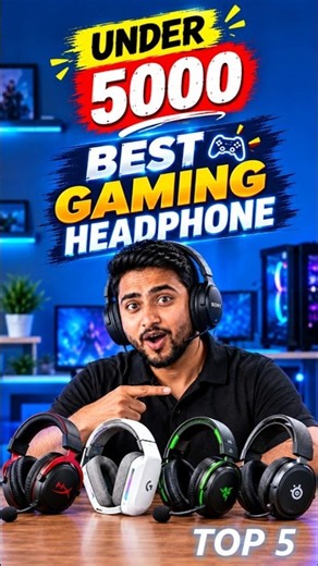 Top 5 Best Gaming Headphones Under ₹5,000 🎧 | Best Gaming Headset 2026 #headphone #games