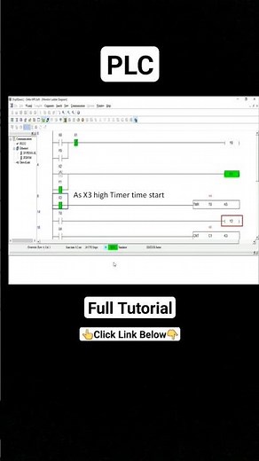 PLC Programming Tutorial using delta wplsoft simulator #plc #automation #shorts