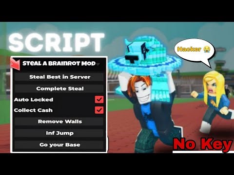 Steal a Brainrot Script GUI Pastebin | INSTANT STEAL AUTO STEAL INFINITE CASH *NO ΚΕΥ*