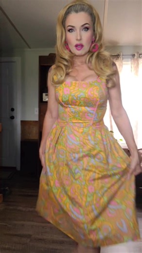 Vintage 1960s Jean Allen Sundress: Brightly Colored Paisley Print Cotton Dress listed on Etsy!