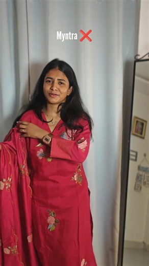 myntra nunchi idhi asalu expect cheyaledhu🫠🤔#myntra#trending#telugu#kurtaset#review#viral#festive