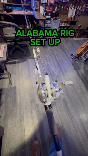 The PERFECT Alabama Rig Set-up #fishing #AlabamaRig #bassfishing
