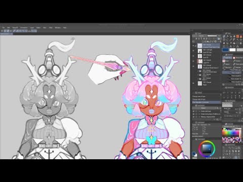 Digital Art | Clipstudio | Making PNGtuber Assets for stream ✦ LOGO ✦