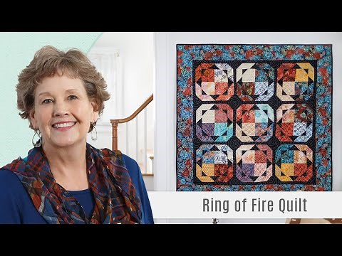 How to Make a Ring of Fire Quilt - Free Quilting Tutorial