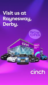 Kick the tyres of hundreds of quality motors at our new Derby Superstore. 🚗✨ Our biggest yet! With 14 days to love it or your money back and a free 90-day warranty. Join the nation and cinch it. T&Cs apply. | cinch