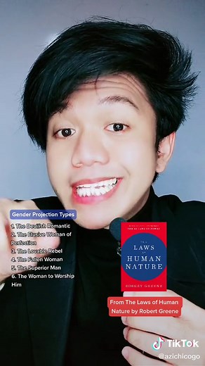 The Laws of Human Nature by Robert Greene - Gender Projection Types #learnintiktok #education #tiktokeskwela