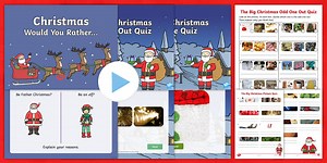 KS1 The Big Christmas Quiz PowerPoint Pack