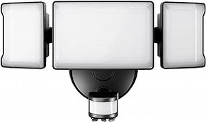 Olafus 80W Motion Sensor Outdoor Lights, 8000lm Hardwired Motion Flood Light, IP65 Waterproof LED Security Floodlights, 6500K Motion Detector Lights for Outside, Brown