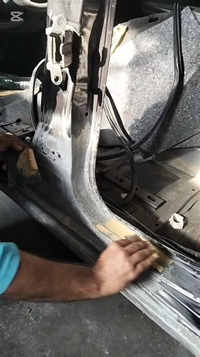 how to apply steel putty underfoot board #miancarpaint