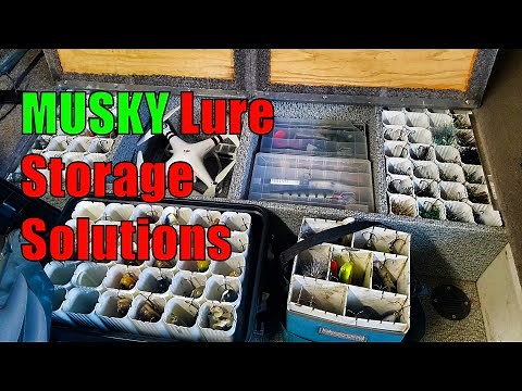 DIY MUSKY LURE STORAGE SOLUTIONS!!