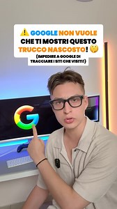 28K views · 20K reactions | 狼 GOOGLE NON TE LO DICE! sapevi che ogni volta che usi Chrome Google traccia ogni sito che visiti? Ecco come evitarlo! --- #gbrtech #tech #tecnologia #digitale #innovazione #google #chrome #privacy #sicurezza | gbr.tech | Facebook