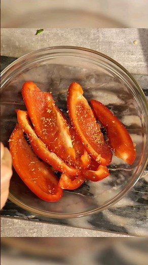 Air Fried Bell Peppers - Quick & Easy - Done In a Few Minutes!