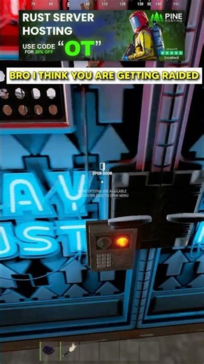 "Yo, I think you are getting Raided bro" 💀 #rust