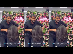 How to do properly Butterfly hair cut step by step | glamour Villa vlogs | London hair cut