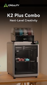 7.6K views · 42 reactions | Your 'paintbrush' for 3D printing, K2 Plus Combo, is definitely Pro for all creative needs. ✨  to.store.creality.com/sns-k2-plus #creality #3dprinter #3dprinting #multicolor #filament #k2plus | Creality | Facebook