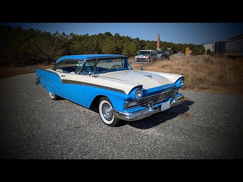 Beautifully Restored 1957 Ford Fairlane 500 Hardtop For Sale~312 T-Bird Motor~PS~PDB~Starmist Blue🔥