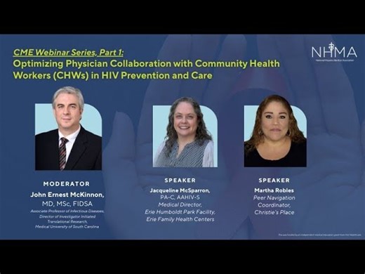 P.1: Optimizing Physician Collaboration w/ Community Health Workers (CHWs) in HIV Prevention Care | National Hispanic Medical Association (NHMA)