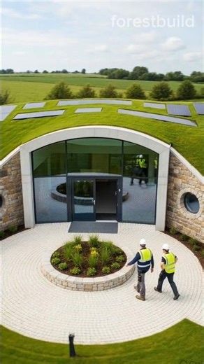 Modern Underground Eco House 🌱 | Hidden Earth Home Build Timelapse