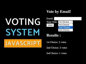 Create a Simple JavaScript Voting System