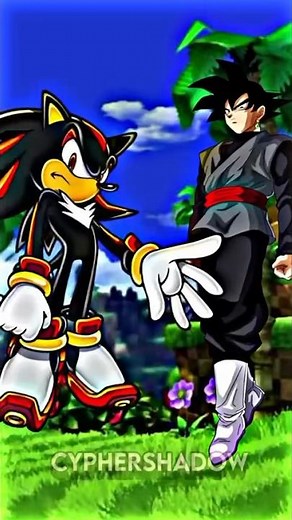 Shadow Vs Goku Black @Nexcrack-2002