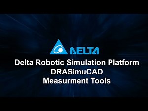 Delta Robotic Simulation Platform DRASimuCAD(4) - Measurement Tools
