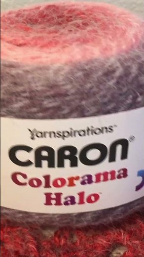 Caron Colorama Halo triangular scarf, crochet tutorial #crochet #olgapoltava