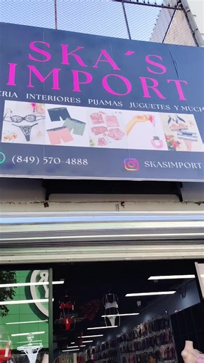 ¿Ya conoces Ska's import? ✨ 📍Ubicada en la Av. Duarte # 87 frente al vestir ze hoy. Cuenta con una gran variedad de pantis, bracieles, pijamas, lenceria y más. Y con motivo a san Valentín tienen un 30% de descuento en todas las mercancías. Desde el 15 de enero al 15 de febrero 🎀 Ideal si quieres emprender o comprar para ti🛍️ #skasimport #lingerie