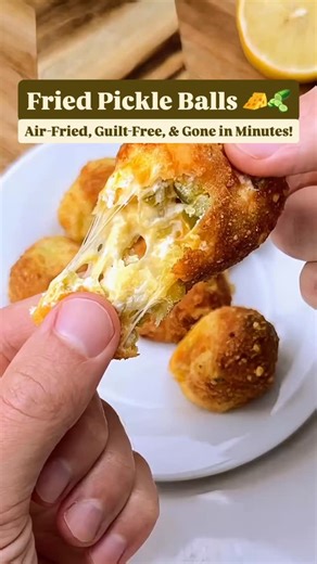 8.8K views · 7.6K reactions | Fried Pickle Balls 燎勒 Get ready for a...