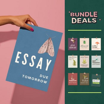 Assignment & Reminder Posters Bundle | High School Classroom Signs