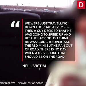 23K views · 70 reactions | Footage captured by dashcam shows the horrifying moment a driver crashes into the back of a family's car | Devon Live | Facebook