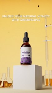 GREENPEOPLE Magnesium Glycinate Liquid Drops - 1000mg 5-in-1 High Absorption Liquid Magnesium for Sleep with D3/K2/B6 | Fast-Acting, Bone, Muscle & Sleep | Sugar-Free Grape Flavor, 2fl Oz 2 Pack
