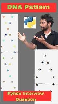 🧬 DNA Shape Using Python | Amazing Output 😳💻 Interviews#python #pattern #pythonpattern #coding