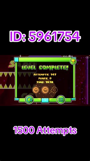 I completed a very hard wave challenge in GD. #GeometryDash #GD #Wave #Challenge #Difficult